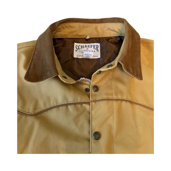 Schaefer Outfitter Men's XL Original Drifter Canvas Coat In Suntan Western Chore - Picture 3 of 7